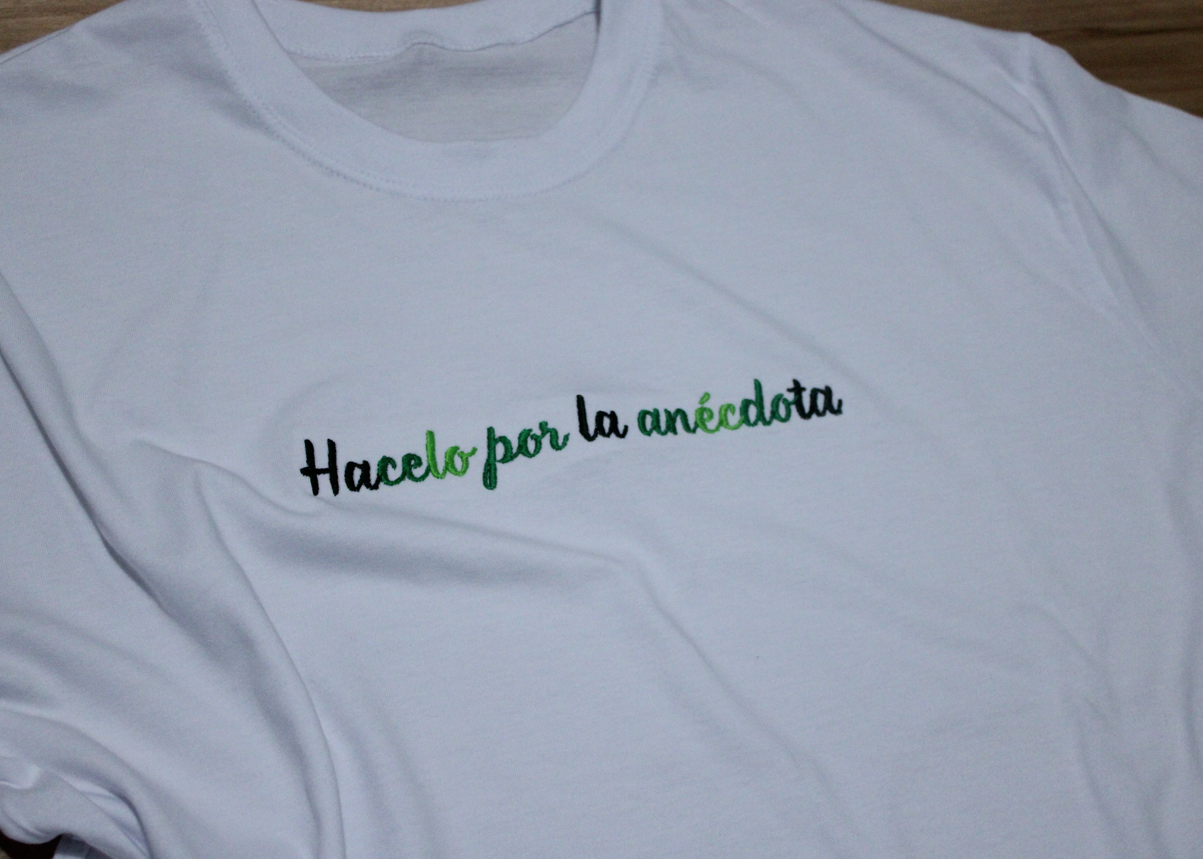 Hacelo por la anécdota.