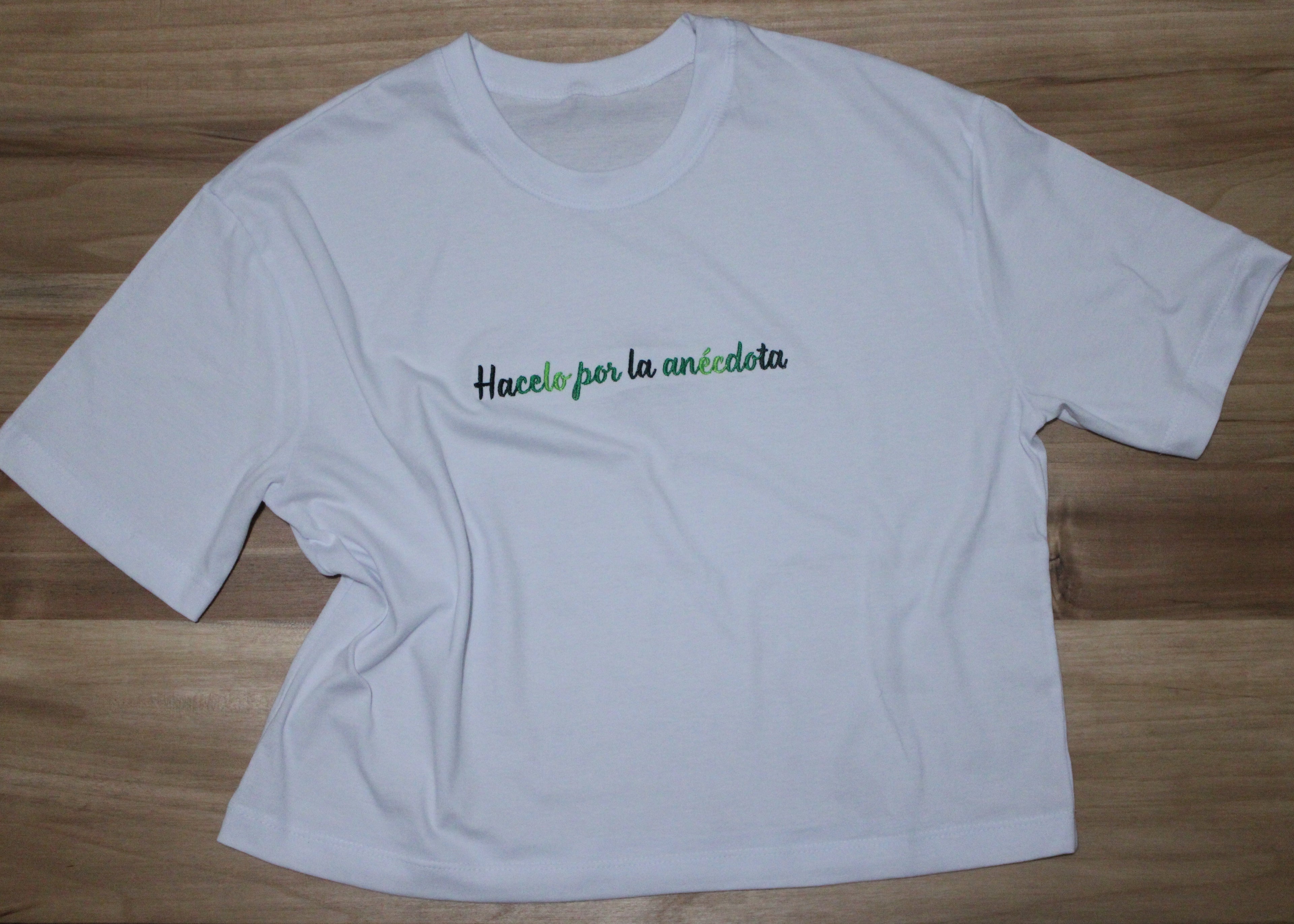 Hacelo por la anécdota.